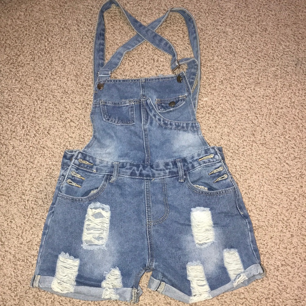 Heritage Falmer light wash overalls